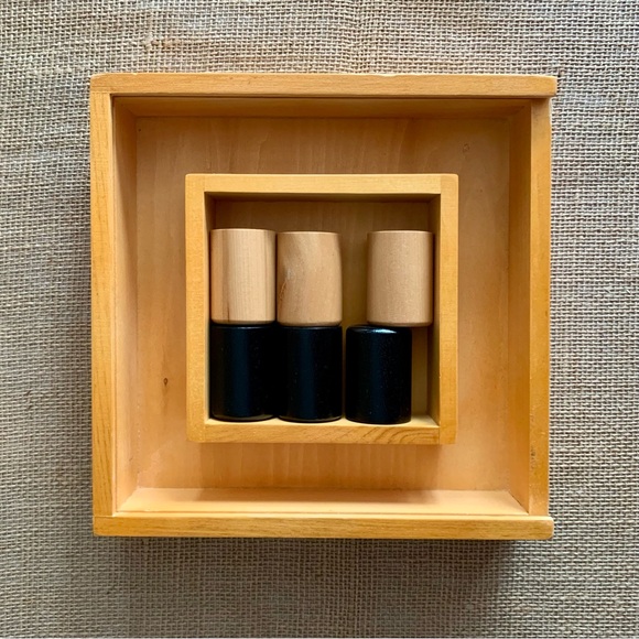 BLUE ORANGE GAMES GOBBLET All Wood Tic Tac Toe Stacking Game Award Winning - Picture 6 of 15